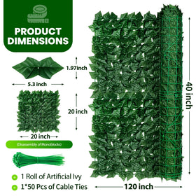 KASZOO reinforced backing panel provides stable outdoor performance on fences.