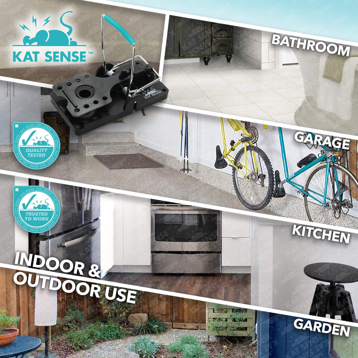 Kat Sense easy-reset feature enables quick reuse after disposal