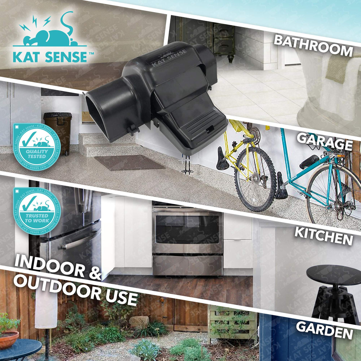 Kat Sense safe trap for homes with kids and pets during pest control