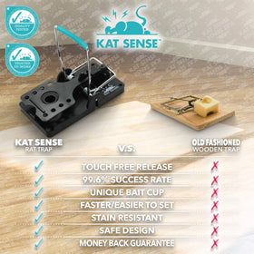 Kat Sense stainless-steel construction emphasizes durability for indoor and outdoor use
