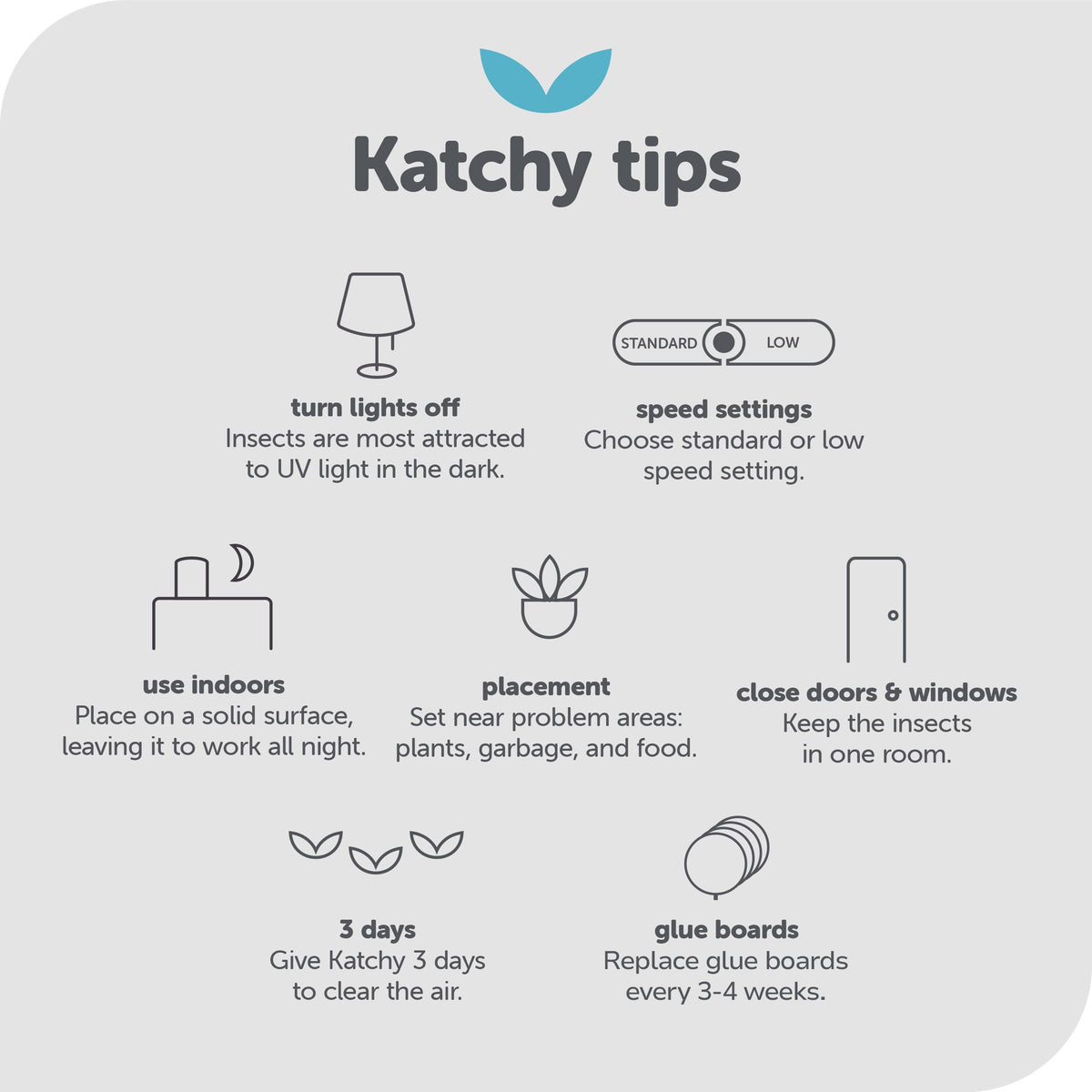 Katchy Duo ideal for kitchens and offices