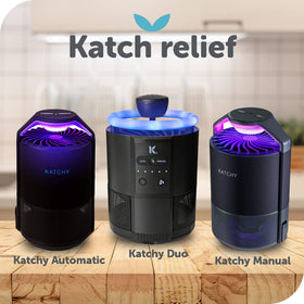 KATCHY Original glue board after use with insects captured.