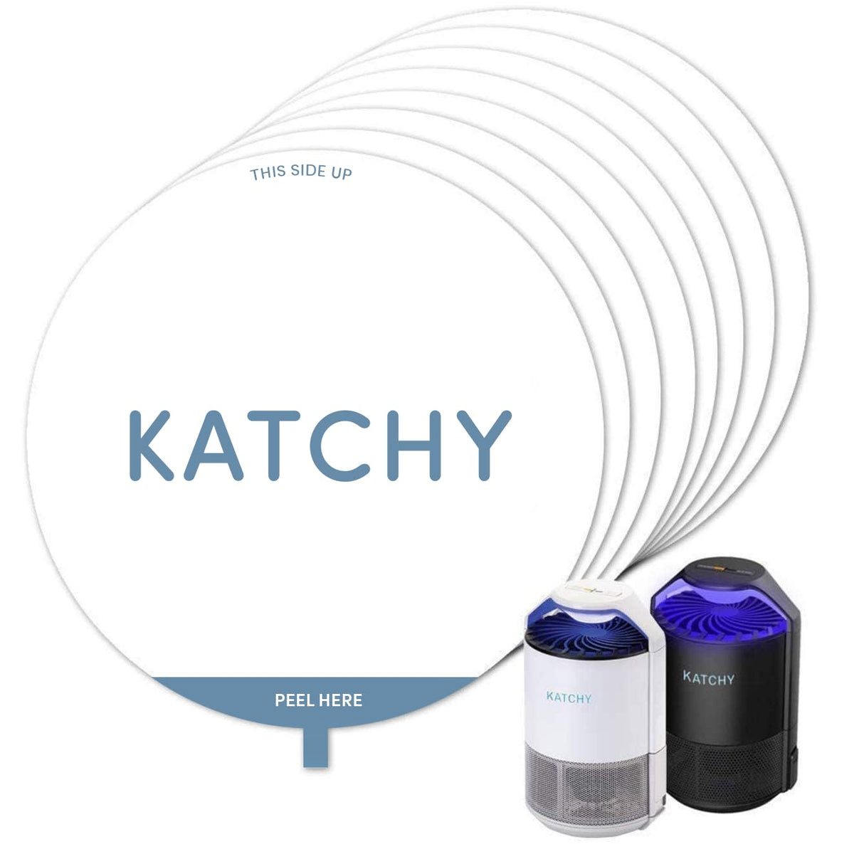 KATCHY Original glue board refills eight-pack for indoor pest capture.