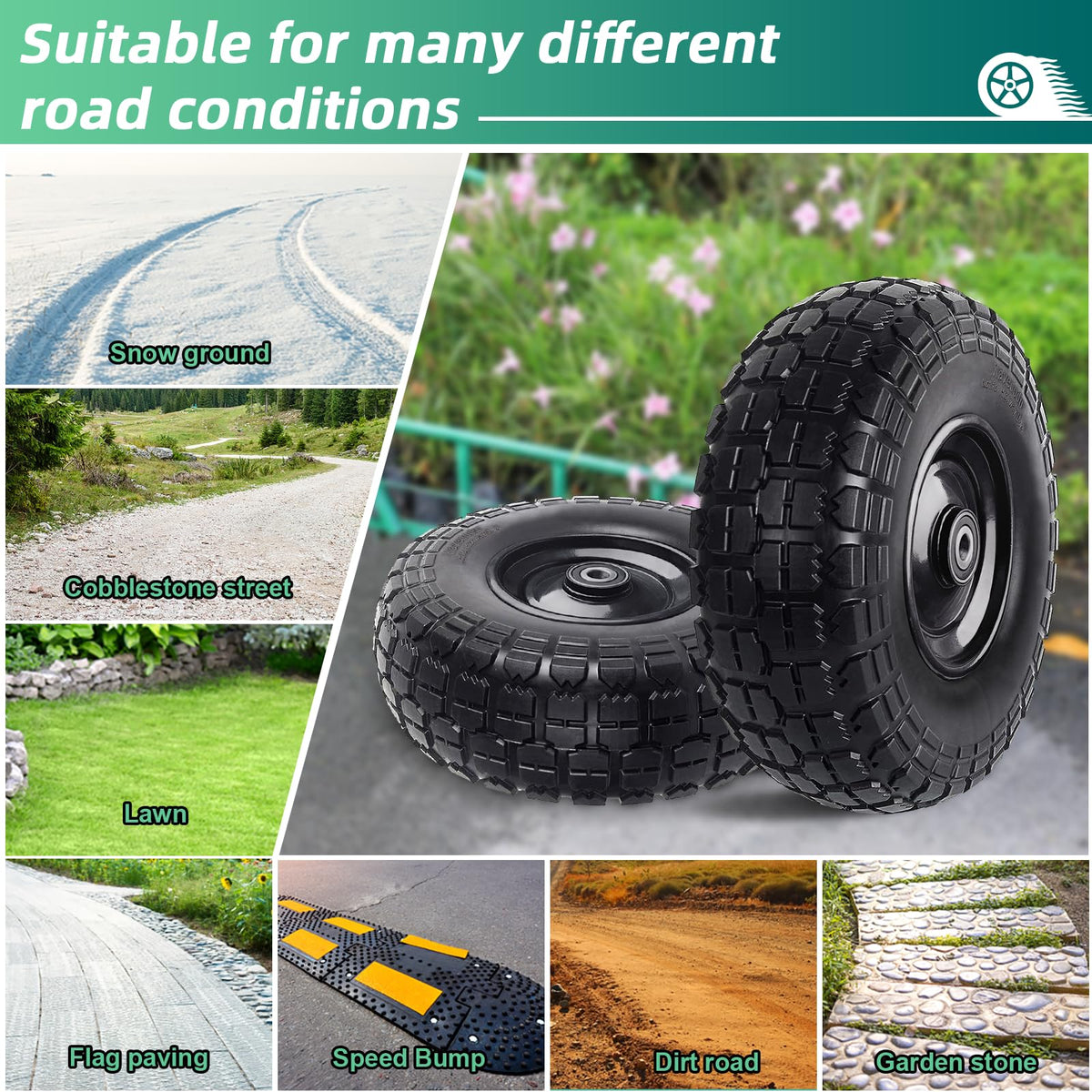 Kavedodu 3.5-inch wide tire for improved stability and balance.