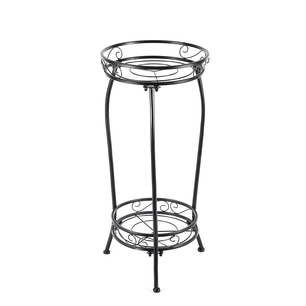 Kavlium 2-tier plant stand for indoors and outdoors, ideal for elevated plant displays.
