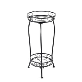 Kavlium 2-tier plant stand for indoors and outdoors, ideal for elevated plant displays.