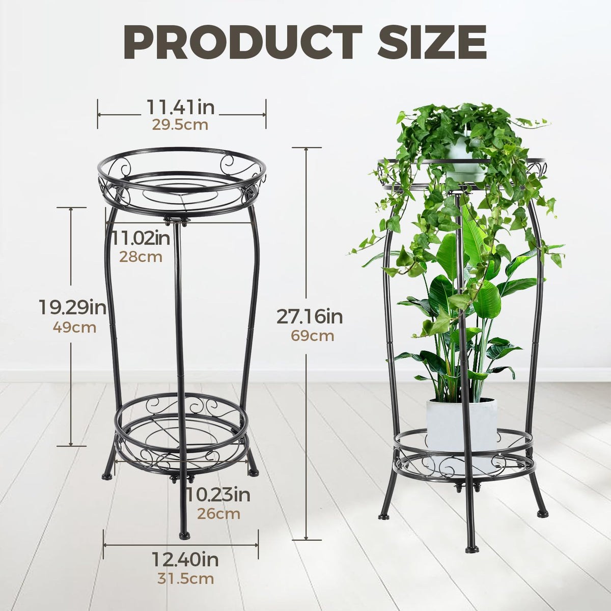 Kavlium 3-leg design provides stable balance for heavy pots.