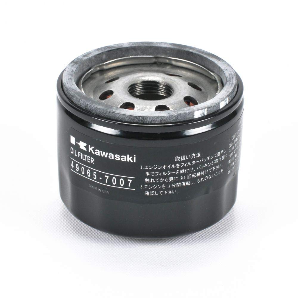 Kawasaki 49065-7007 engine oil filter, genuine OEM part for reliable filtration.