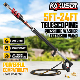 KAXUSDT aluminum wand construction provides durable rust resistance for outdoor use.
