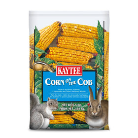 Kaytee Corn on the Cob, whole cob feeding outdoors supports wildlife viewing