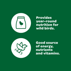 Kaytee Essentials Blend black oil sunflower seeds promote year-round feeding with happy nibblers.