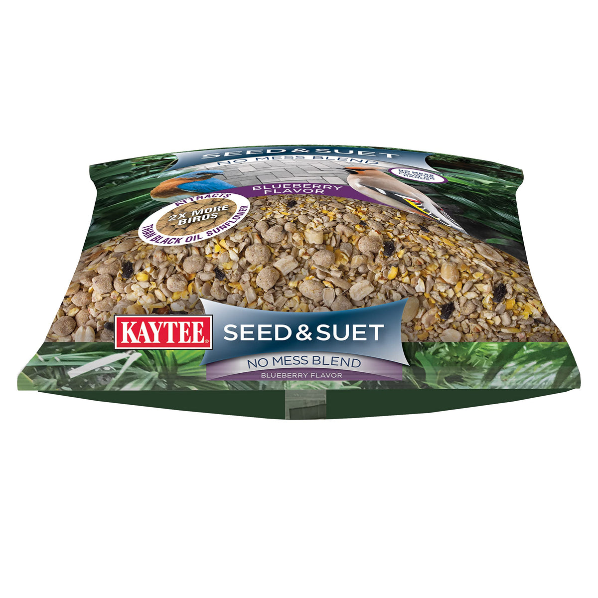 Kaytee feeder-ready no mess blueberry blend for convenient feeding