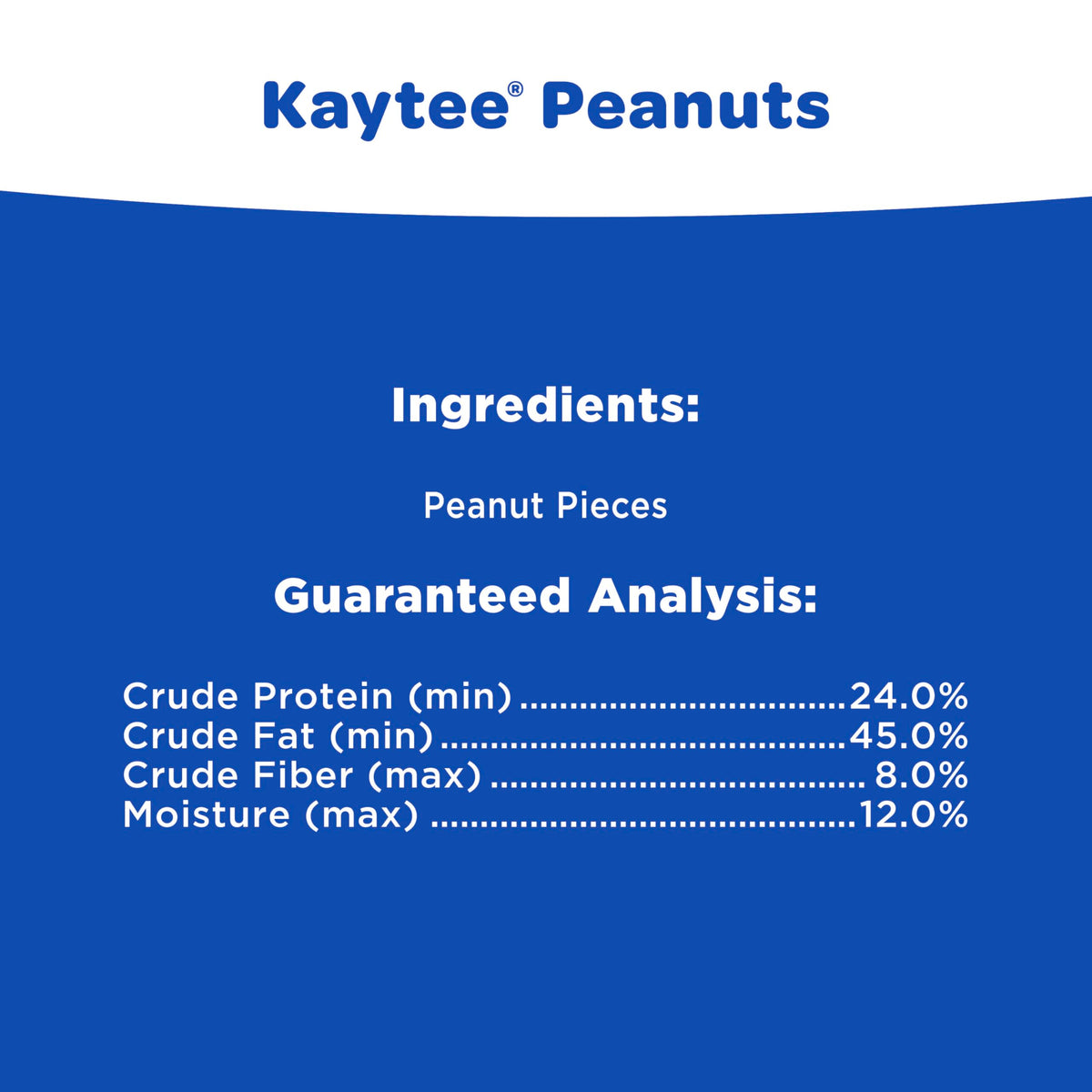 Kaytee Shelled Peanuts in a feeder setup for year-round birds