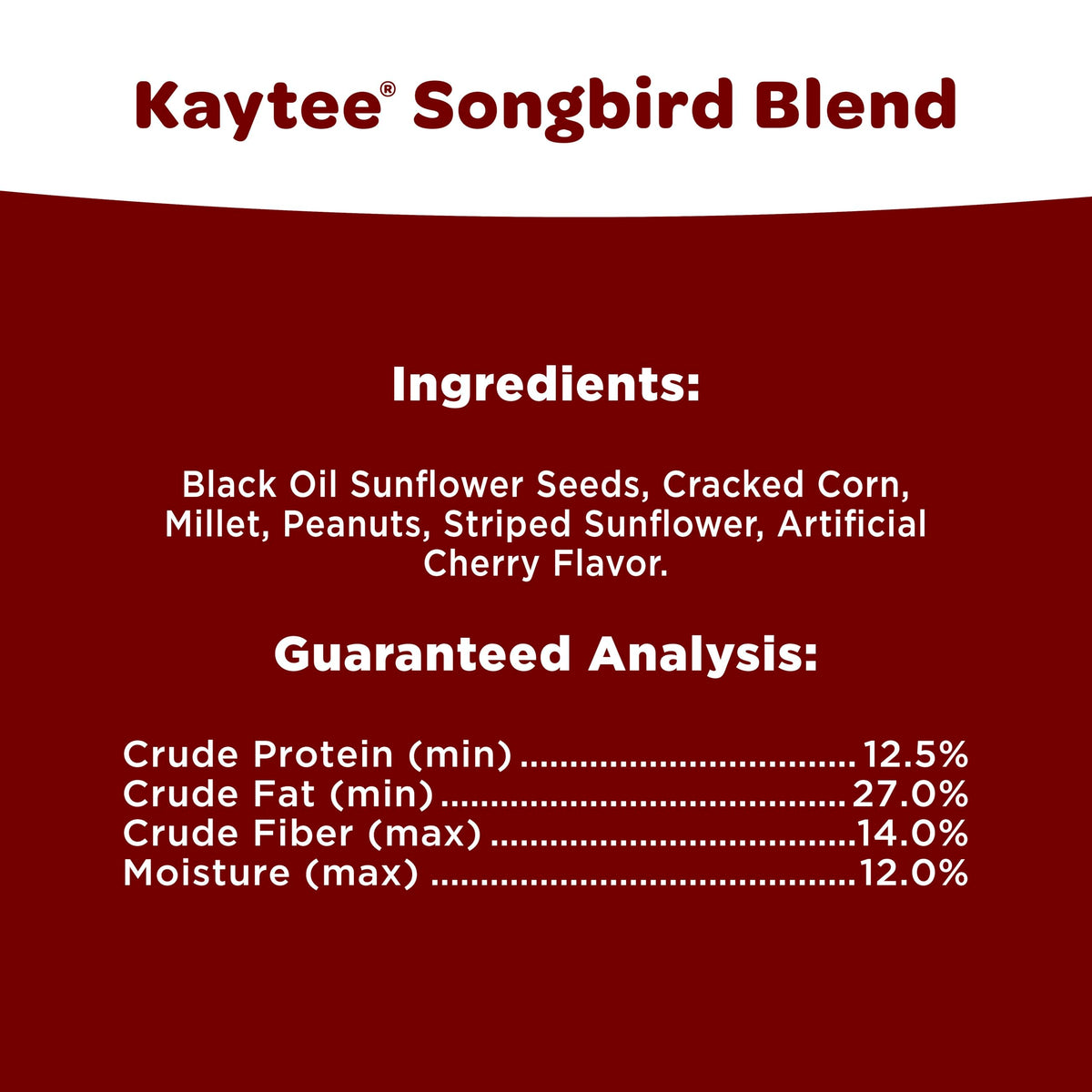 Packaging close-up highlights trusted Kaytee quality built over 150 years.