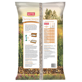 Close-up of Kaytee blend ingredients highlighting high-protein seeds for fledglings