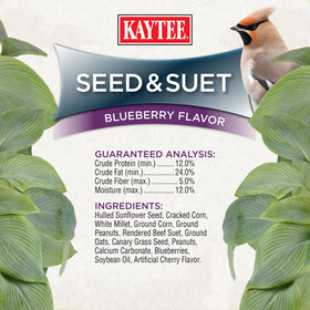 Kaytee woodpecker attraction blueberry blend invites lively visits