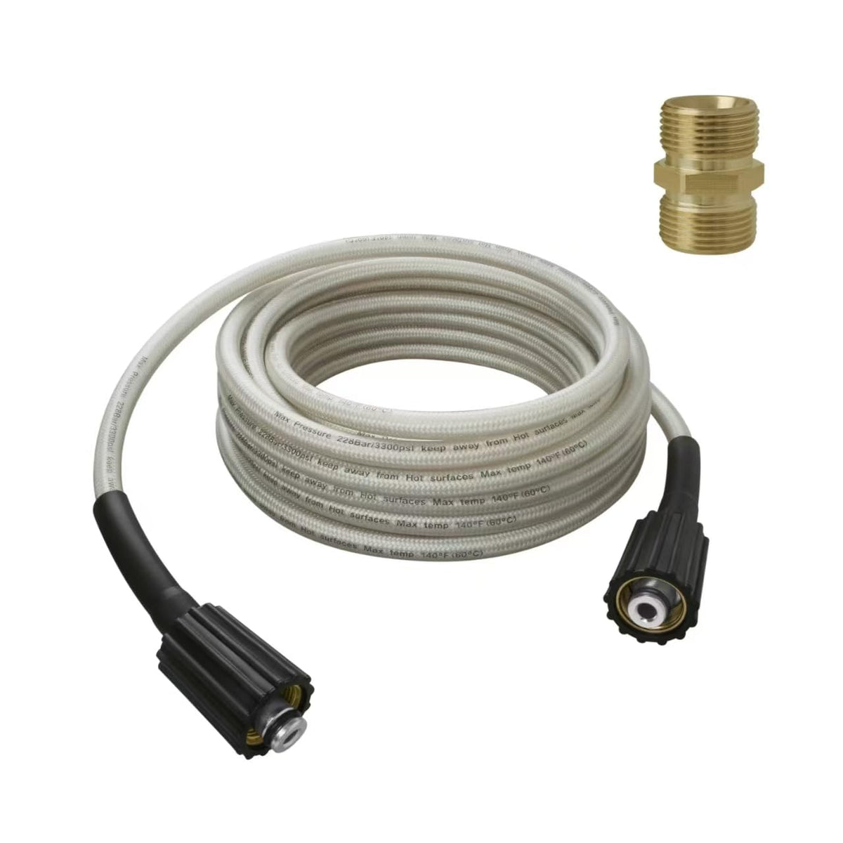 KazFFD anti-kink design pressure washer hose enables smooth operation.