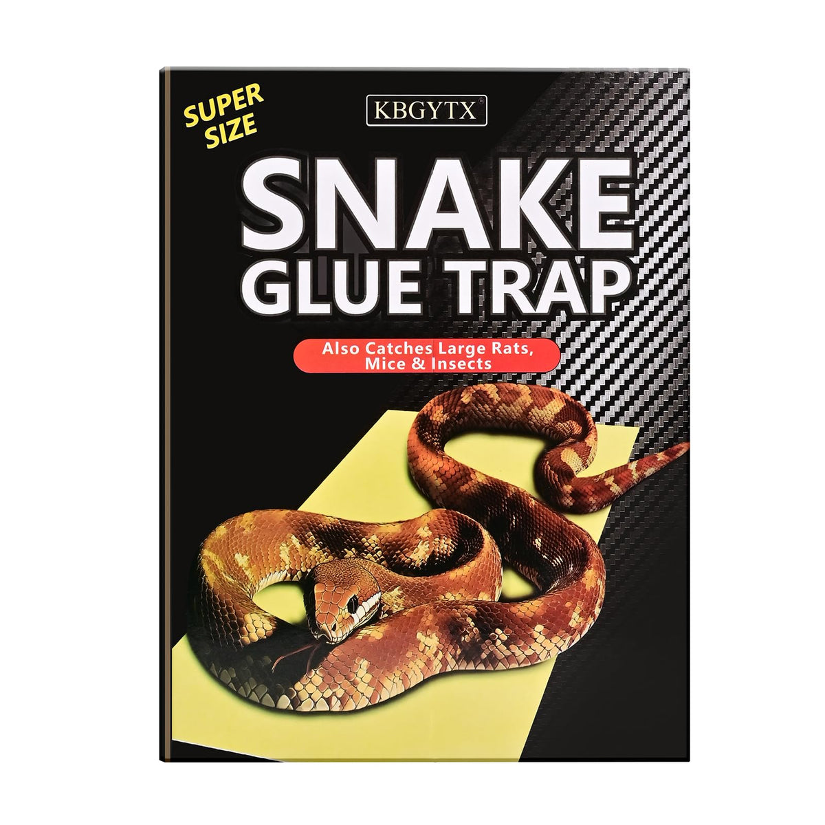 KBGYTX snake glue trap large surface area captures snakes indoors and outdoors
