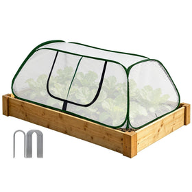 KBOROVER Garden Rows Accelerator cover with roll-up zipper door for easy venting in gardens