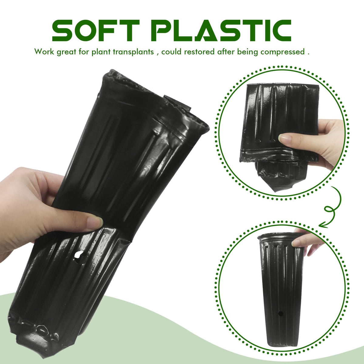KBOROVER pots suitable for indoor and outdoor planting