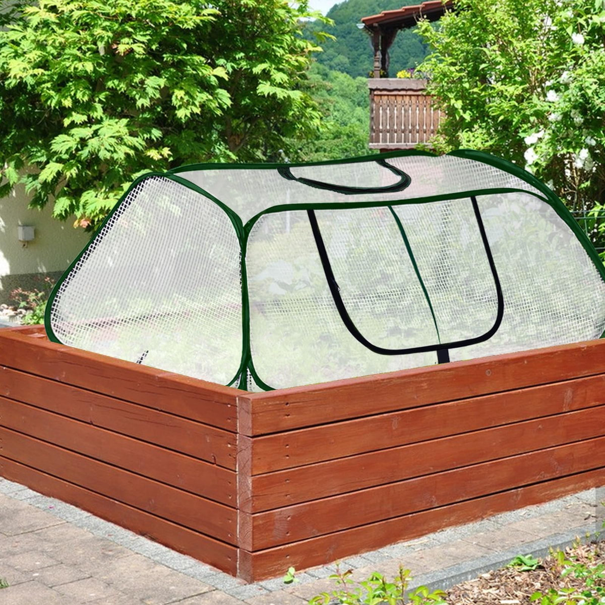 KBOROVER versatile greenhouse cover protects vegetables, fruits, flowers, and seedlings