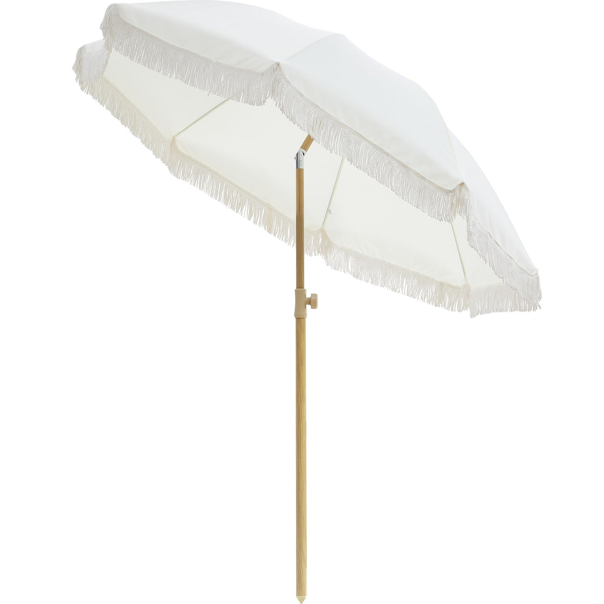 Kbrellaoutlets Patio Fringe Umbrella design provides stylish shade for gardens and patios.