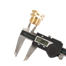 Kbrotech brass adapter in use simplifying hose to pipe setups