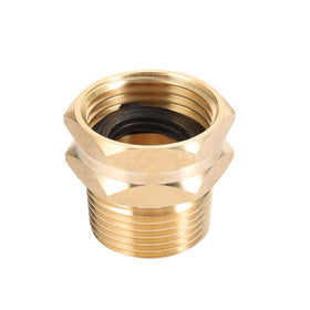 Kbrotech brass adapter with NPT male end ready for pipe fittings