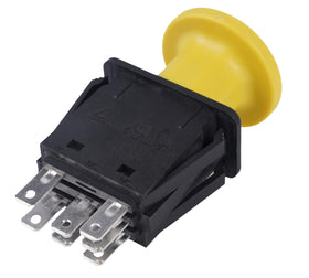KBZ clutch PTO switch side view showing seven-terminal layout for versatile wiring