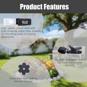 KCMOSGI magic clip provides secure mounting for decorative flags.