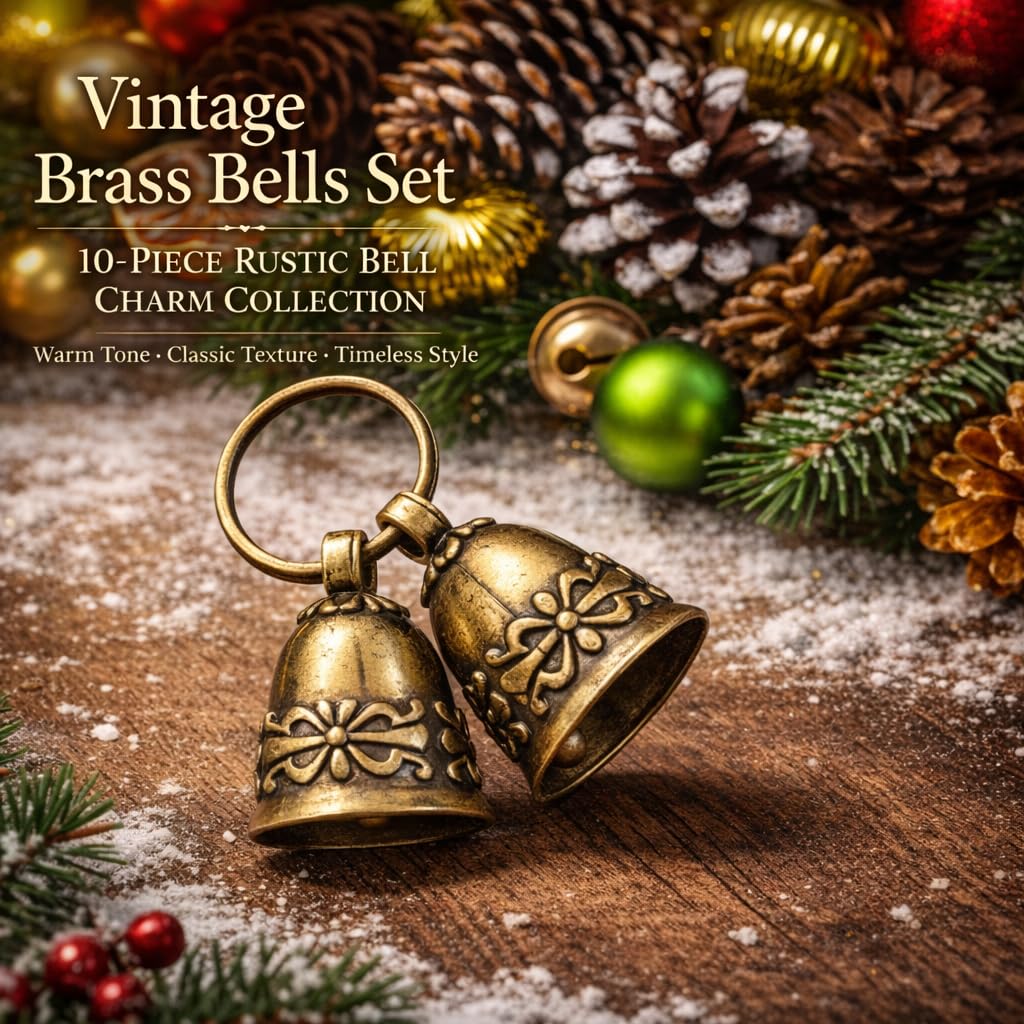 kcrygogo diy-brass-bells for creative craft projects.