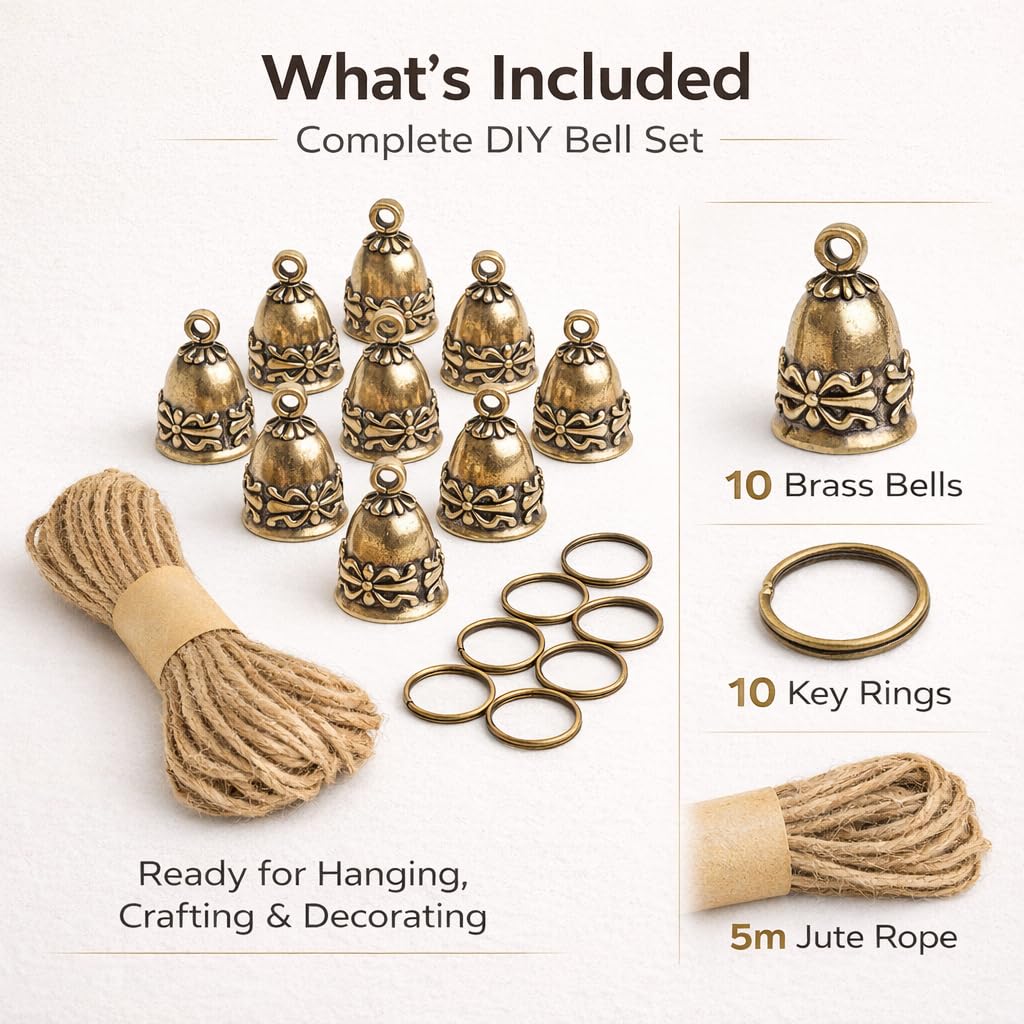kcrygogo door decor bells hanging setup for inviting entryways.