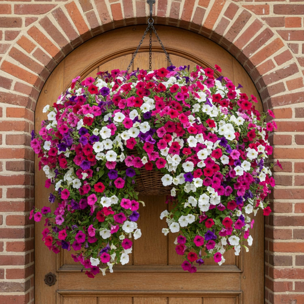 KCT GARD petunia seeds for containers creating bright patio displays.