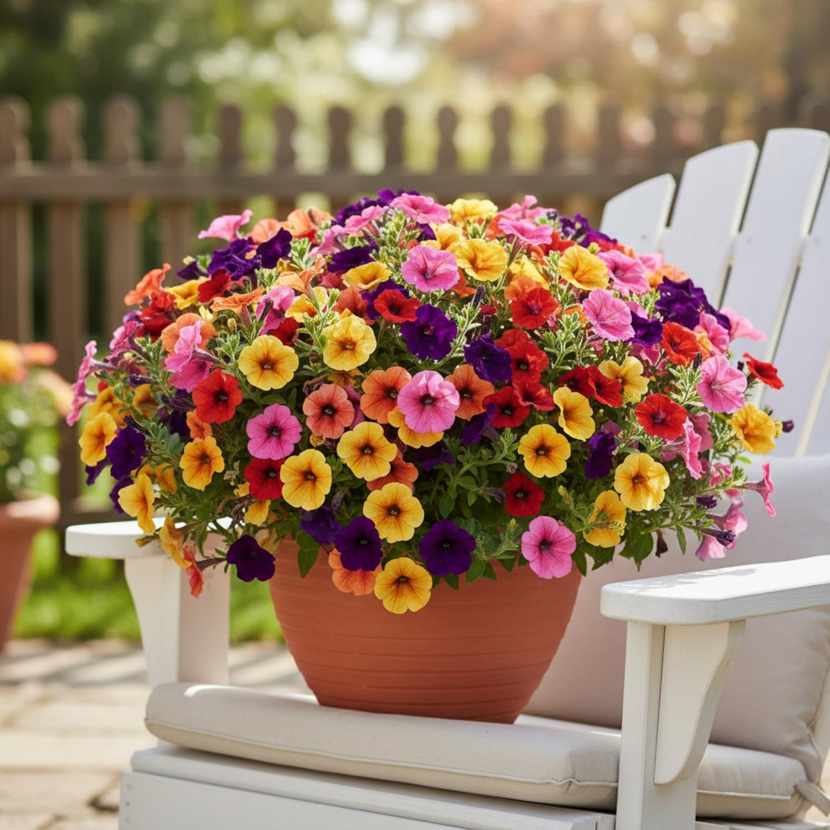 KCT GARD petunia seeds create a varied color blend in outdoor spaces.