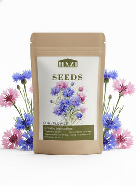 KCT GARDEN cornflower seeds yielding blue blooms for borders and meadows