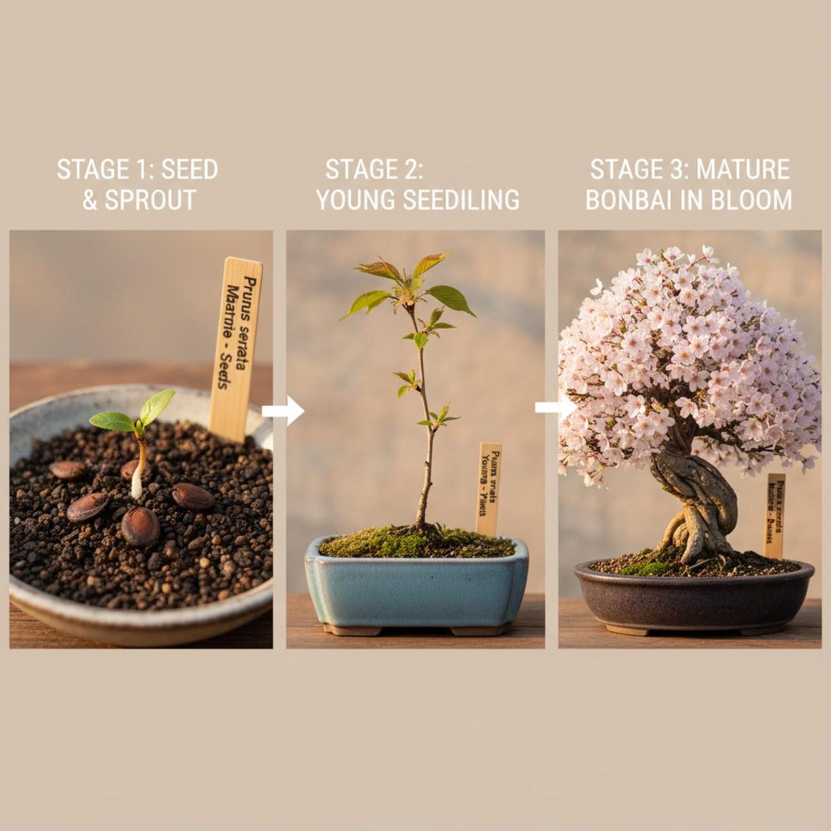 KCT GARDEN Indoor bonsai display ideal for home décor