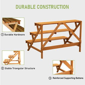 Kdgarden durable, water-resistant wood suits outdoor use with minimal maintenance.