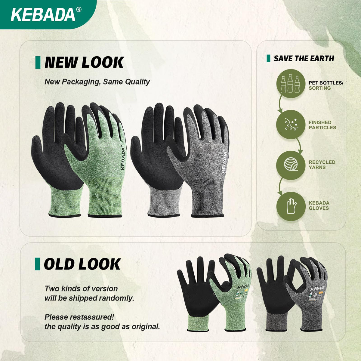 Kebada gloves showing breathable knit back to reduce sweat during long sessions