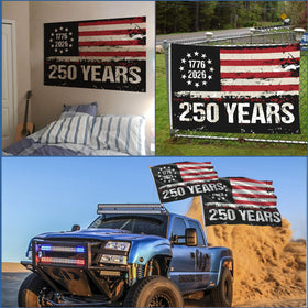 Keblo Betsy Ross design flag honoring 250 years of freedom