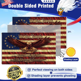 Keblo flag 3x5 with UV-resistant colors for long outdoor display.