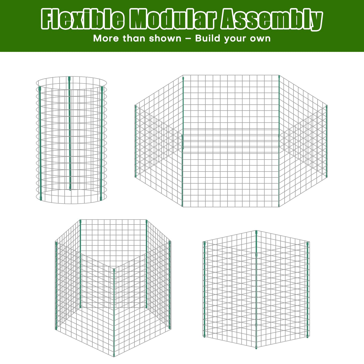 Kecaopdt hot-dip galvanized mesh withstands outdoor weather conditions.