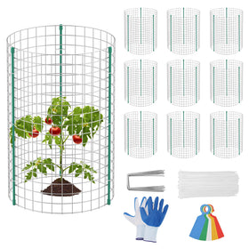 Kecaopdt plant protector mesh panel blocking animals and shielding seedlings.