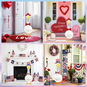 Kedaijin Easter goose costume for cheerful outdoor accents