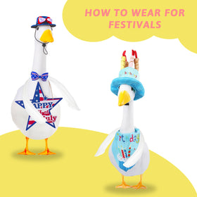 Great gift idea for goose lovers to add whimsy to outdoor displays.