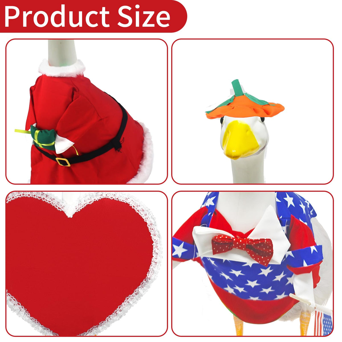 Kedaijin Easter goose outfit brightens garden for spring gatherings.