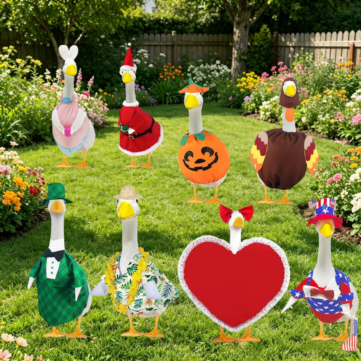 Kedaijin Summer goose outfit adds cheerful seasonal flair.