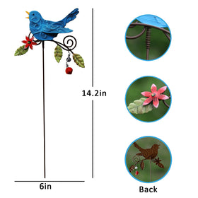 KEDONCHEN weatherproof garden stakes for indoor or outdoor use with year-round color.