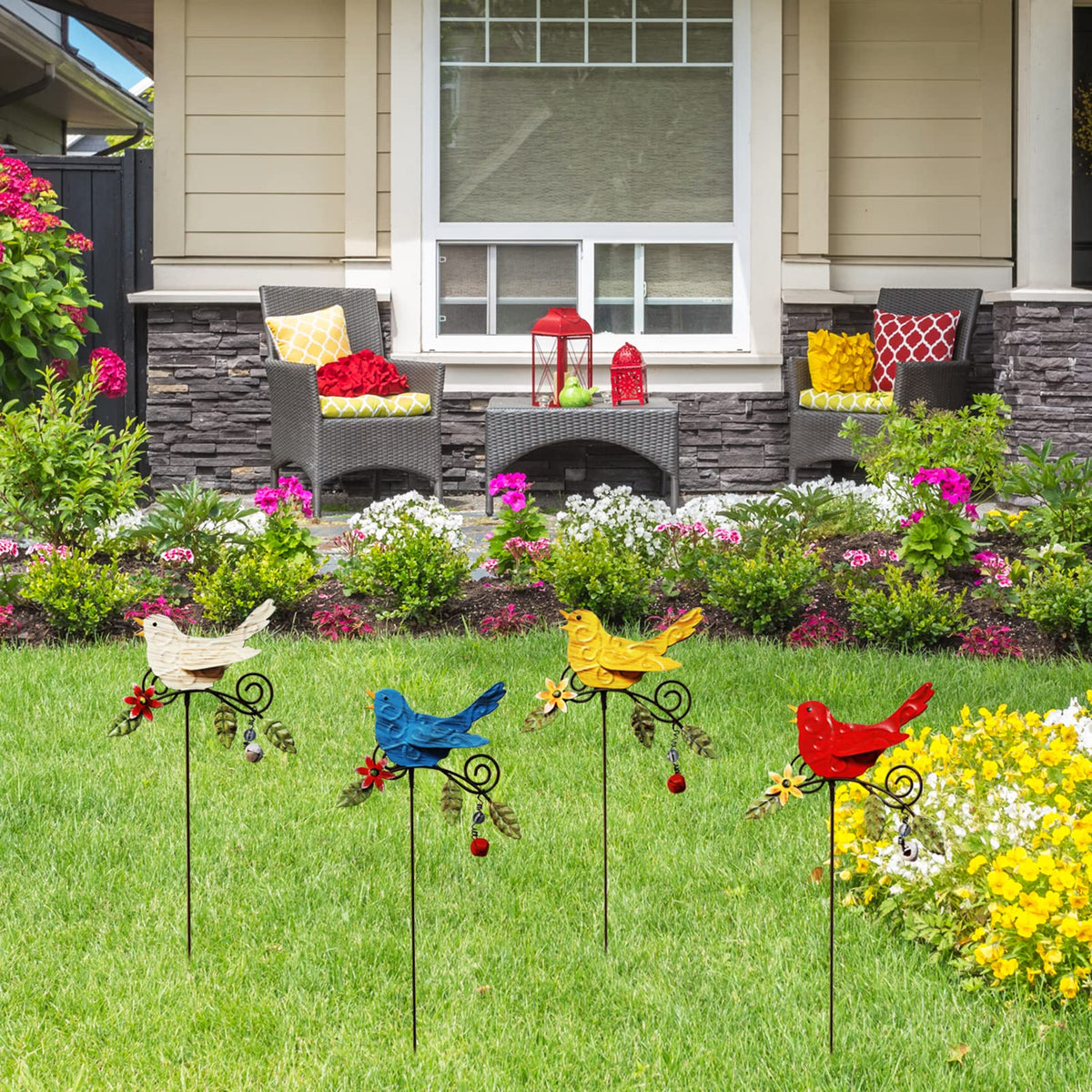 KEDONCHEN decorative garden stakes for patios and balconies to add charm.