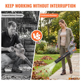 Keenstone Leaf Blower long-tube attachment for wide-area clearing