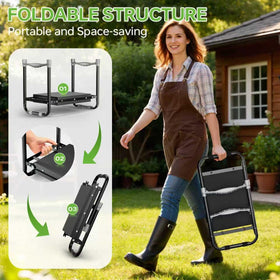 KeepTrim kneeler-oxford-fabric resists stains and wipes clean.